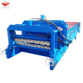 Negeria Al-zinc step tile roofing panel roll forming machine for sale